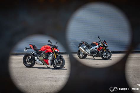 Comparativo Aprilia Tuono V4 1100 RR Vs Ducati Streetfighter V4 S