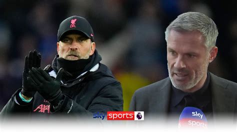 Jamie Carragher Says Jurgen Klopp Is Experiencing His Worst Spell At