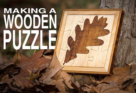 How To Make A Two-Tone Wooden Jigsaw Puzzle - diy Thought