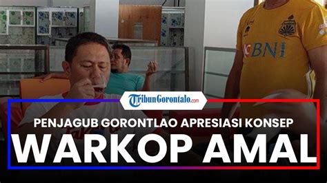 Hamka Hendra Apresiasi Konsep Warkop Amal Gorontalo Bak Konsep Dunia