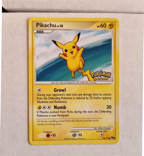 Se Produkter Som Liknar Pikachu Pokemon Day Stam P Tradera