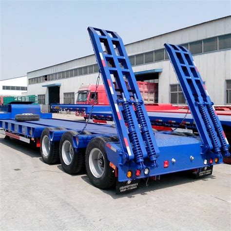 2 3 4 5axles 60 80 100 Tons Vietnam Lowbed Lowboy Flatbed Low Bed