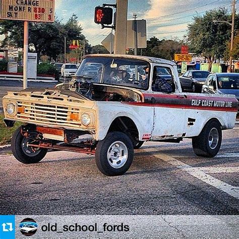 1963 Ford Gasser Old Ford Trucks Old Pickup Trucks Hot Rod Trucks Classic Chevy Trucks