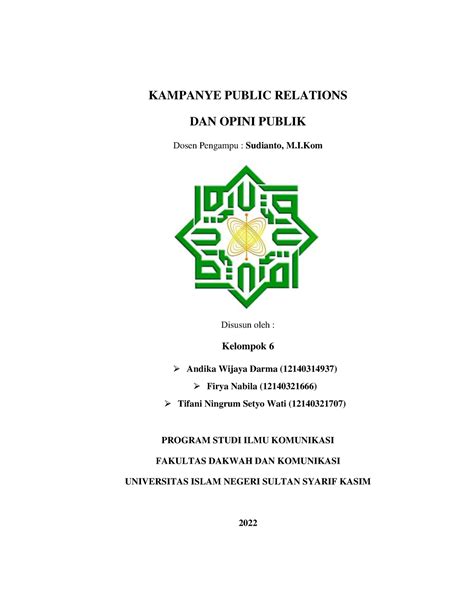 Kampanye Public Relations Kampanye Public Relations Dan Opini Publik