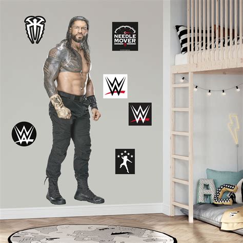 Wwe Roman Reigns Cut Out Wall Sticker Lifesize