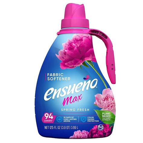 Ensueno Max Hypoallergenic Liquid Laundry Fabric Softener Spring Fresh With Micro Capsule