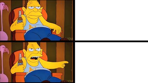 Abe Simpson Watches Tv Blank Template Imgflip