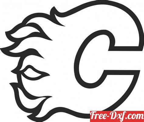 Download Calgary Flames ice hockey NHL team logo 6ode6 High qual