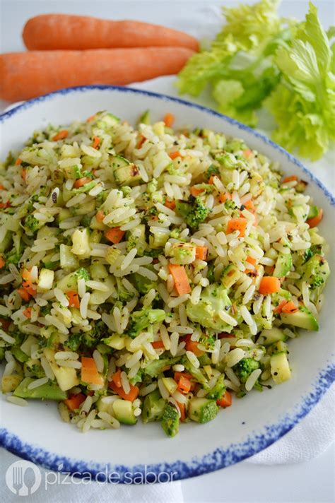 Arroz Con Vegetales Pizca De Sabor