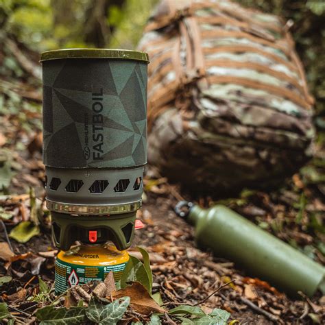 Blade Fast Boil 3 Camping Gas Stove, 1.1L, Olive | Highlander Forces