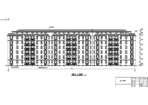 某地六层加跃层住宅楼建筑设计施工图住宅小区土木在线