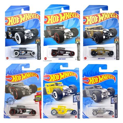 6 Style Hot Wheels C4982 Hw Race Team Sports Car Bone Breaker 1 64