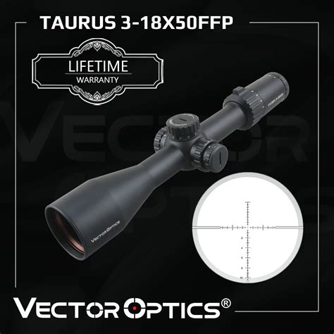 Vector Optics Mira Telesc Pica Para Rifle T Ctico Taurus X Ffp