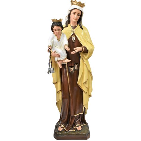 Virgen Del Carmen Our Lady Of Mt Carmel Cm Inch Esculturas