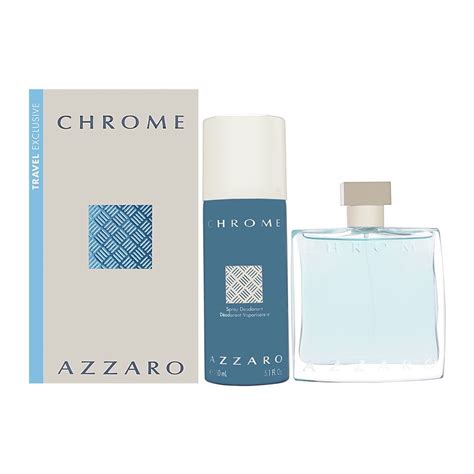 Azzaro Chrome Cologne Gift Set for Men, 2 Pieces - Walmart.com