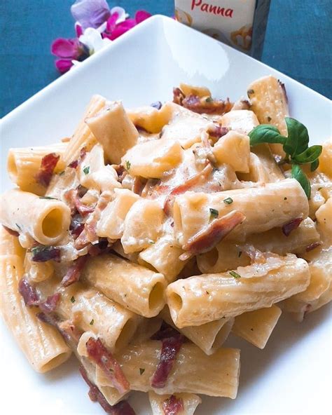 Tortiglioni Allo Speck E Crema Di Patate Primi Piatti Con Le Patate