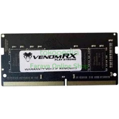 Jual Venomrx Sodimm Ddr Gb Low Voltage Garansi Resmi Lifetime