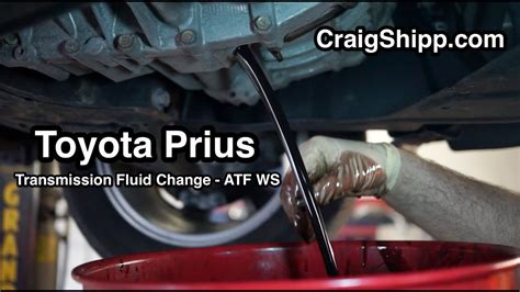 Toyota prius cvt fluid change