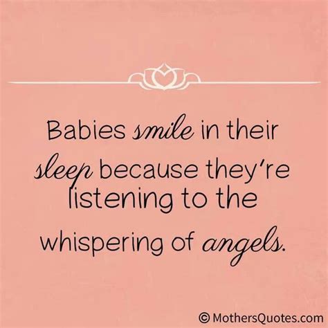 Babies Smile In Their Sleep Bc They Are Listening To The Whispering Of