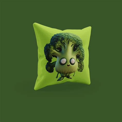 3d Cute Broccoli Art 3d Broccoli Png Svg Broccoli Art Etsy