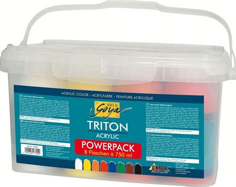 C Kreul Solo Goya Triton Acrylic Basic Powerpack X Ml Ab