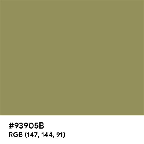 93905b Color Name Is Moss Green