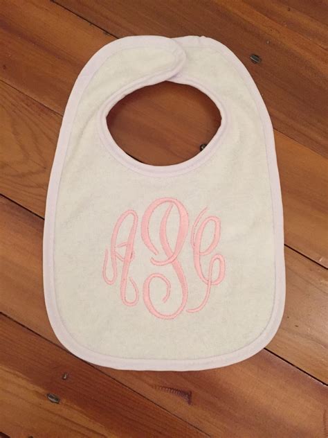 Monogram Baby Bibpersonalized Bib