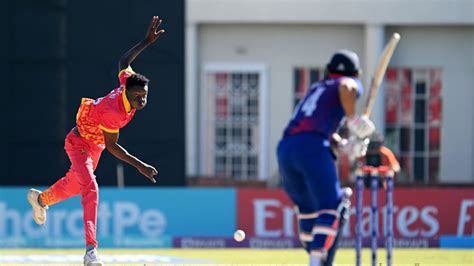 Nepal Sets Target Of 291 Runs For Zimbabwe In ICC Cricket World Cup