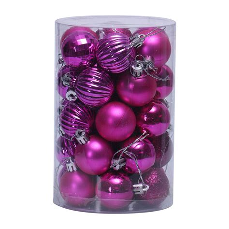 Airpow Christmas Ornaments 34 Pcs Christmas Tree Decoration Balls 4cm