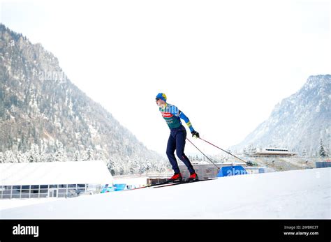 Ruhpolding Deutschland Januar Morgenpraxis Ruhpolding