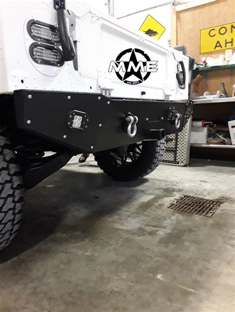 Rear Winch Bumper With Leds For Hmmwv Humvee