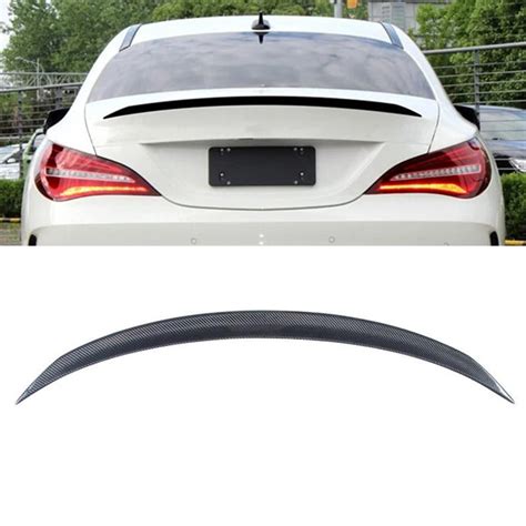 CEYUSOT FOR AMG Style Real Carbon Fiber Spoiler Benz CLA W117 CLA180