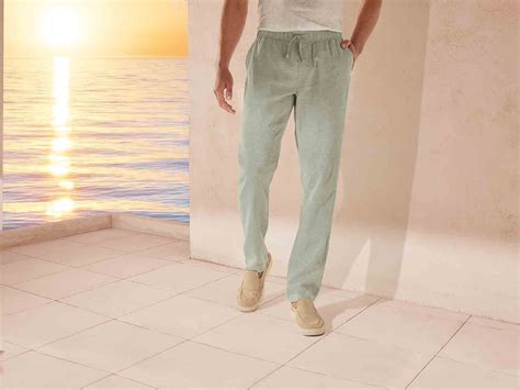 Pantalón de lino para hombre Lidl