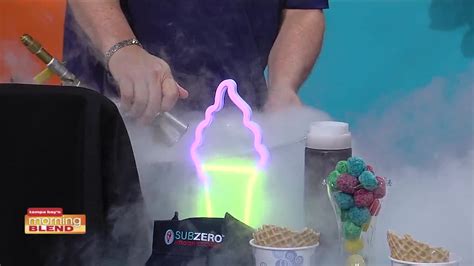 Celebrating National Ice Cream Day Early With Sub Zero Nitrogen Ice Cream