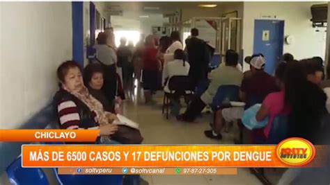 Chiclayo M S De Casos Y Defunciones Por Dengue Soltv Peru