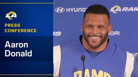 Rams Defensive Tackle Aaron Donald On Relationship With Lions