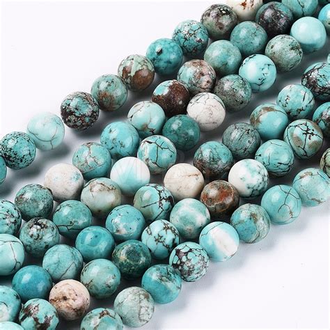 Natural Howlite Beads Strands Mybeadsfindings