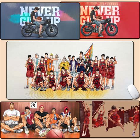 Slam Dunk Mouse Pad Oversized Hanamichi Sakuragi Rukawa Kaede Mitsui