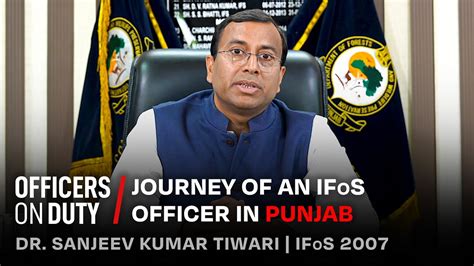 Journey Of An Ifos Officer In India Ifos Dr Sanjeev Kumar Tiwari