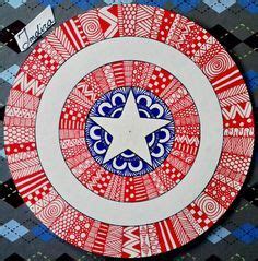 Captain America Shield Mandala Indira Capit N Am Rica Escudo