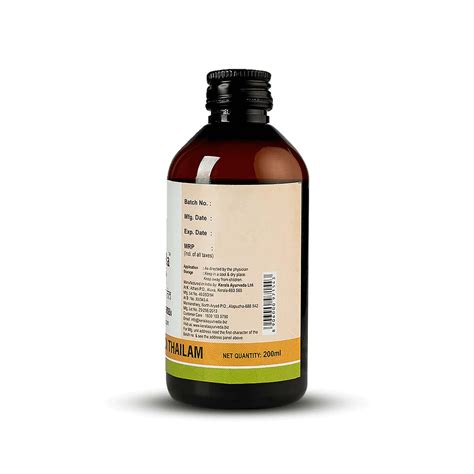 Buy KERALA AYURVEDA KOTTAMCHUKKADI THAILAM 450 ML Online Get Upto 60