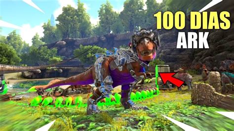 Sobrevive 100 días en ark mobile pero si muero se termina la serie