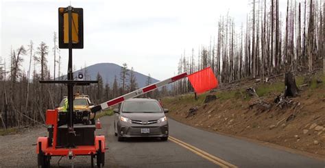 Oregon Dot Using New Auto Flagging Technology To Protect Road Workers