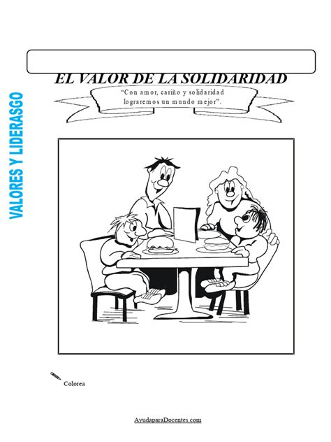 El Valor De La Solidaridad Para Segundo De Primaria Pdf