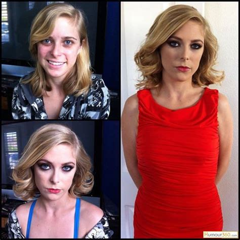 Porn Stars Before And After Their Makeup Makeover Humour