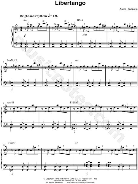 Libertango Sheet Music Pdf Ubicaciondepersonas Cdmx Gob Mx