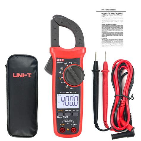 UNI T UT201 Digital Clamp Meter 4000 Counts Multimeter Auto Range True