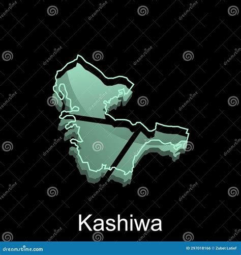 Map City of Kashiwa Design, High Detailed Vector Map - Japan Vector ...