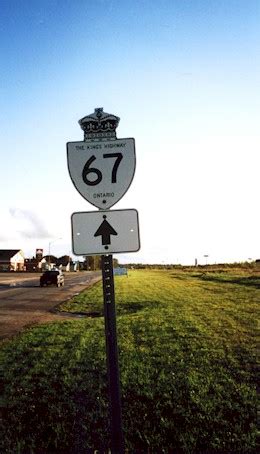 Ontario Highway 67 History - The King's Highways of Ontario