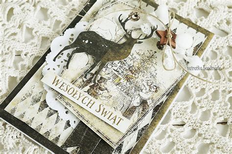 Vairatka Handmade Kartka Na Bo E Narodzenie Scrapbooking